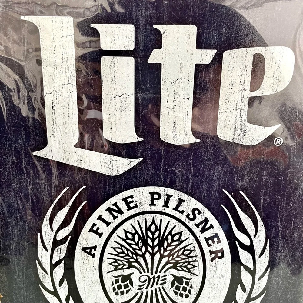 NEW Lite A Fine Pilsner Beer Metal Sign